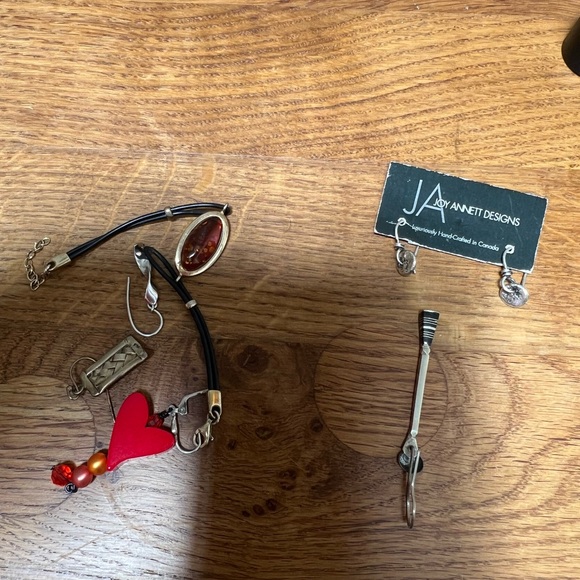 Lot mixed of sterling silver and other materials - Picture 9 of 9